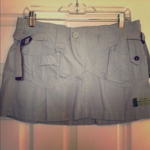Diesel light blue mini-skirt
